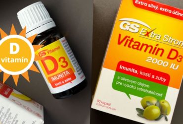 GS Vitamín D3 kvapky kapsuly recenzie