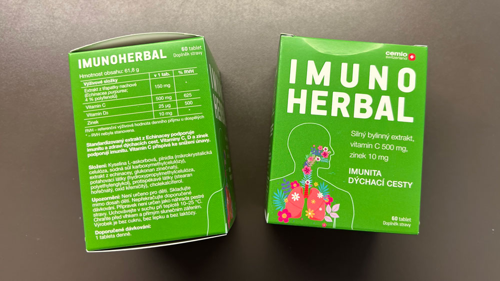 GS IMUNO HERBAL zloženie