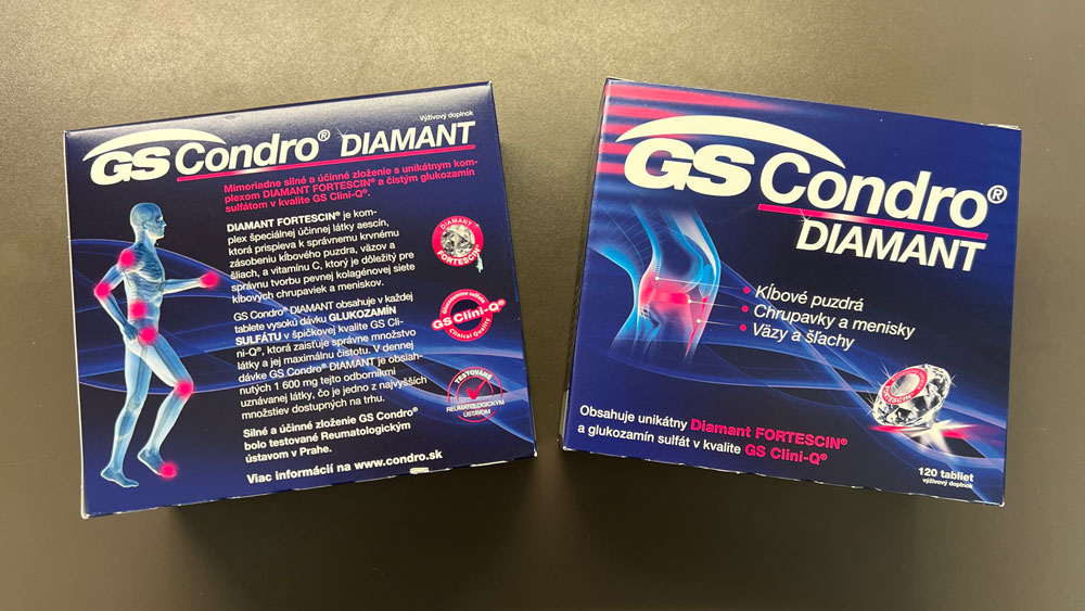 GS Condro Diamant balenie a zloženie